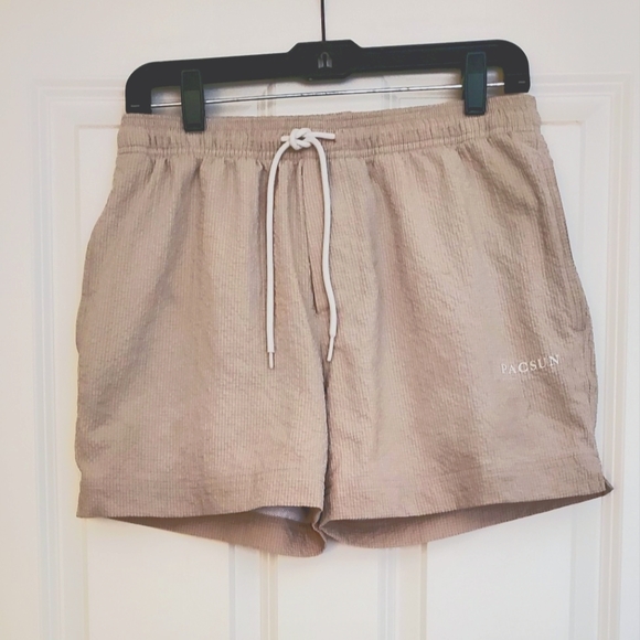 PacSun Sail Seersucker Swim shorts, size S - Picture 1 of 5